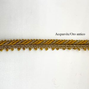 bordino cordonetto lurex acquavite.oro antico