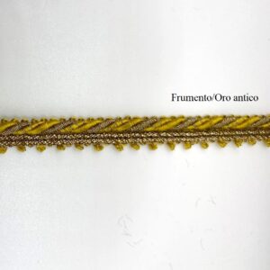 bordino cordonetto lurex frumento.oro antico