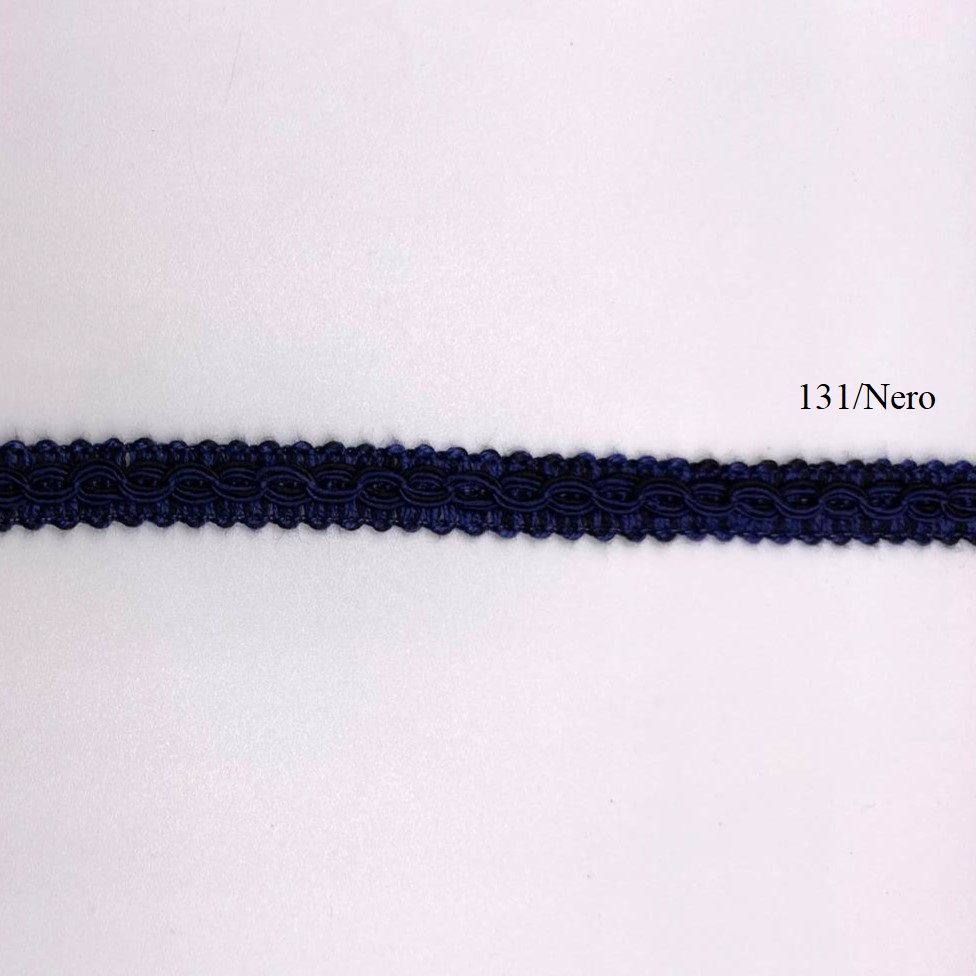 bordino virgolina 131.Nero