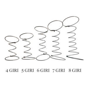 molla a spirale 4-5-6-7-8 giri