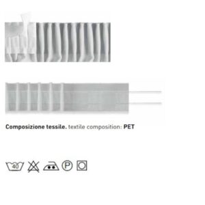 nastro velcrato per mantovane 6 cm