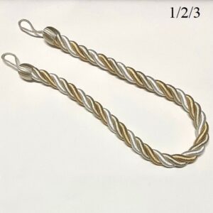 bracciale cable' bianco avorio beige