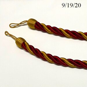 bracciale cable' rosso giallo