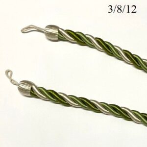 bracciale cable' verde avorio