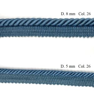 cordone con fettuccia d. 5 d. 8 celeste scuro