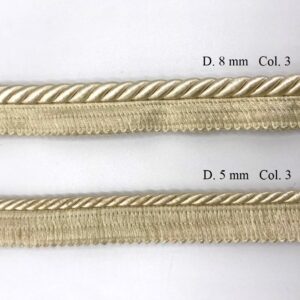 cordone con fettuccia d.5 d. 8 avorio