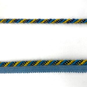 cordone d. 5 bicolore blu giallo