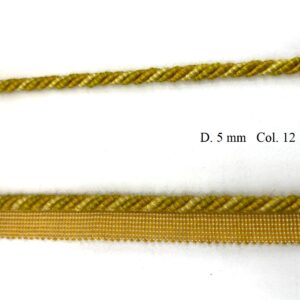 cordone d. 5 bicolore giallo