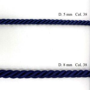 cordone d. 5 d. 8 blu