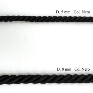 cordone d. 5 d. 8 nero
