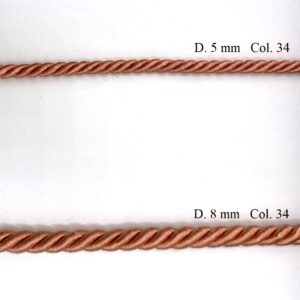 cordone d. 5 d. 8 rosa scuro