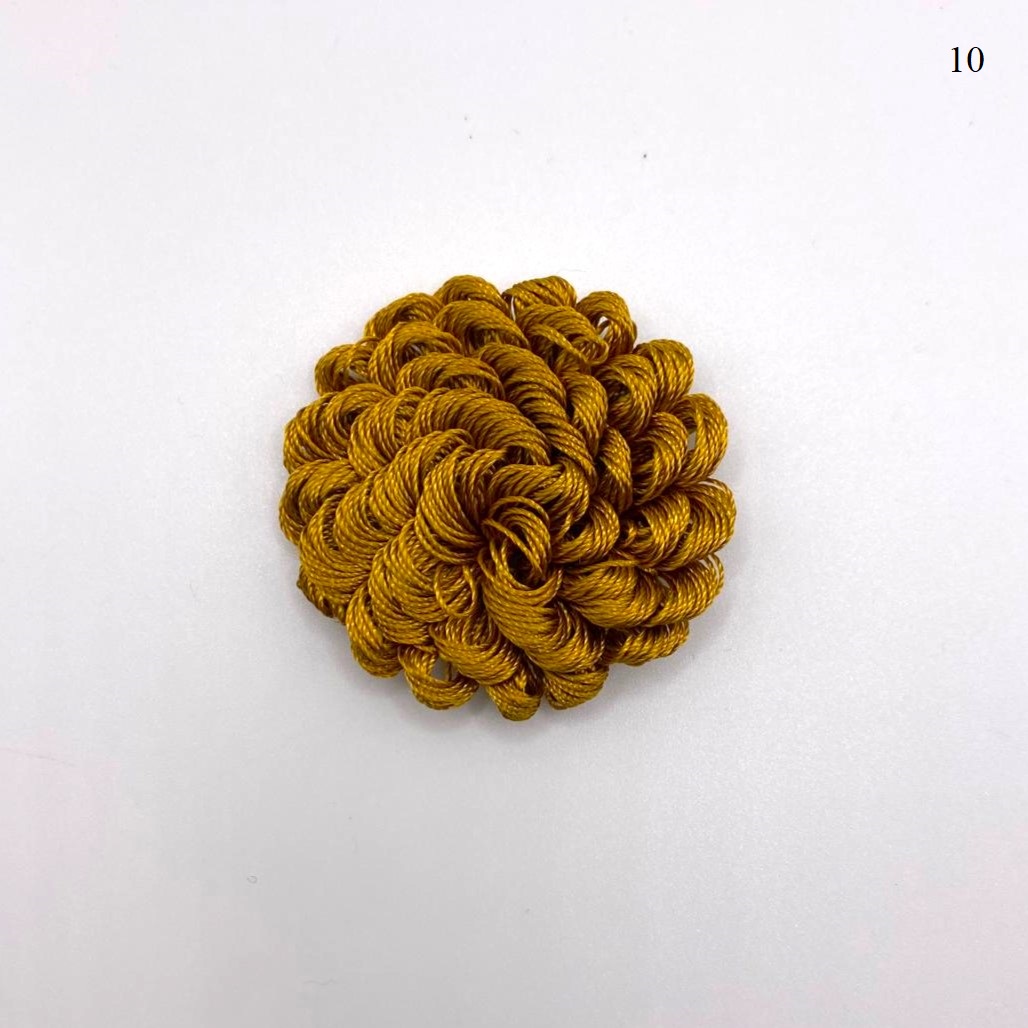 rosetta d. 5 cm giallo scuro