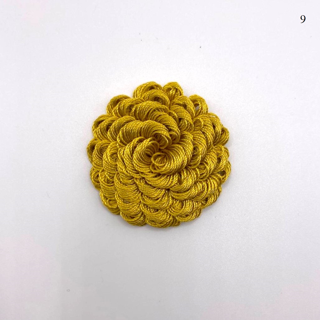 rosetta d. 5 cm giallo