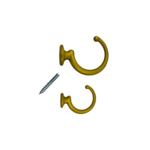 gancio fermatenda ottone satinato opaco