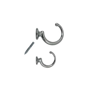 gancio fermatenda cromato