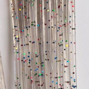 tenda per uscio glitterata multicolor