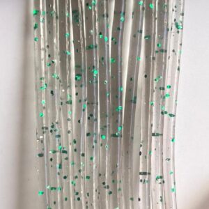 tenda per uscio glitterata verde