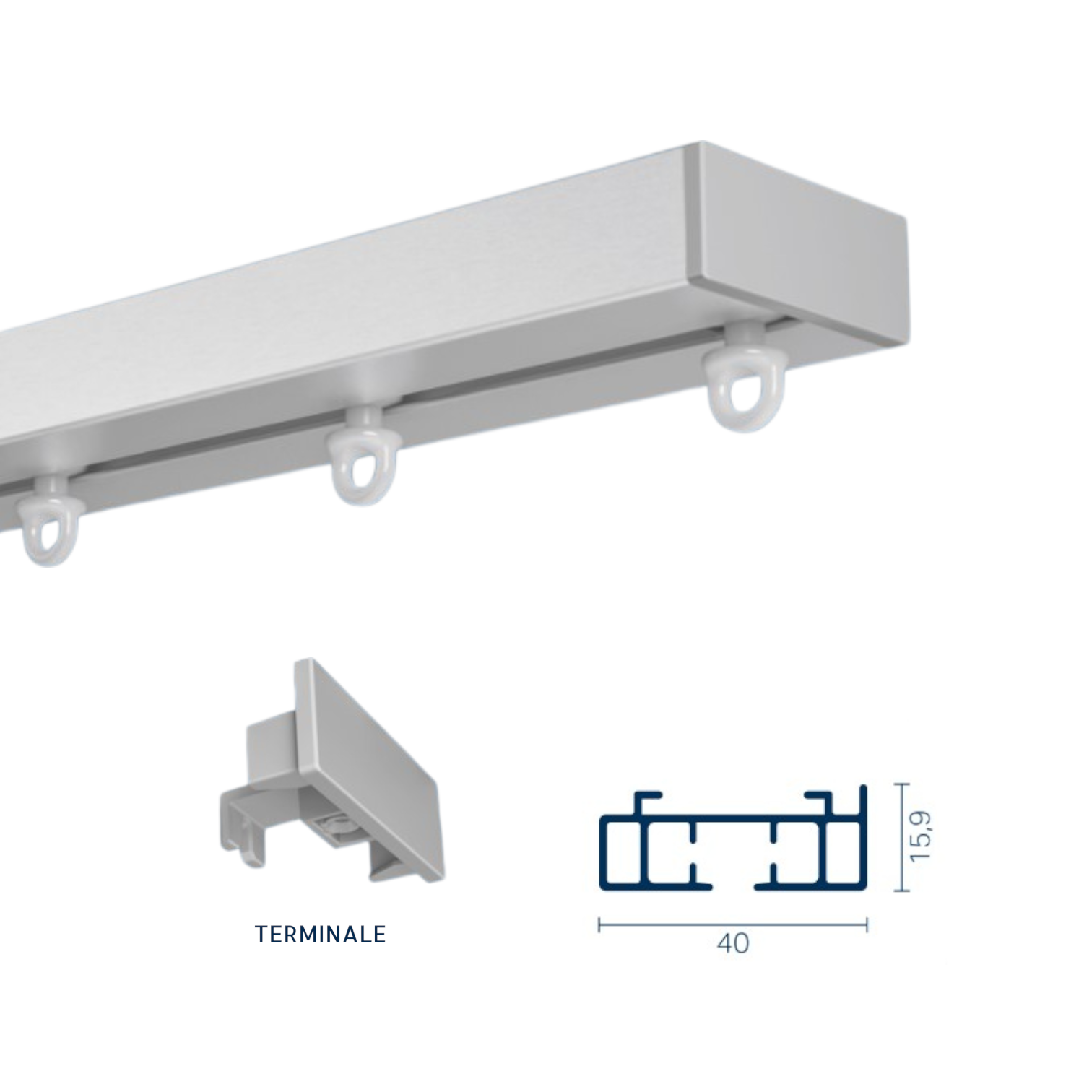 scorritenda irys senza corda con terminale