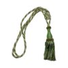 Bracciale fermatenda bicolore verde panna