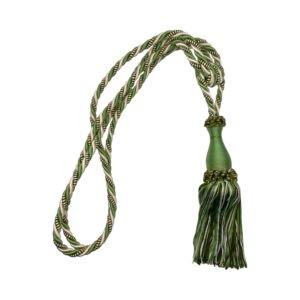 Bracciale fermatenda bicolore verde panna