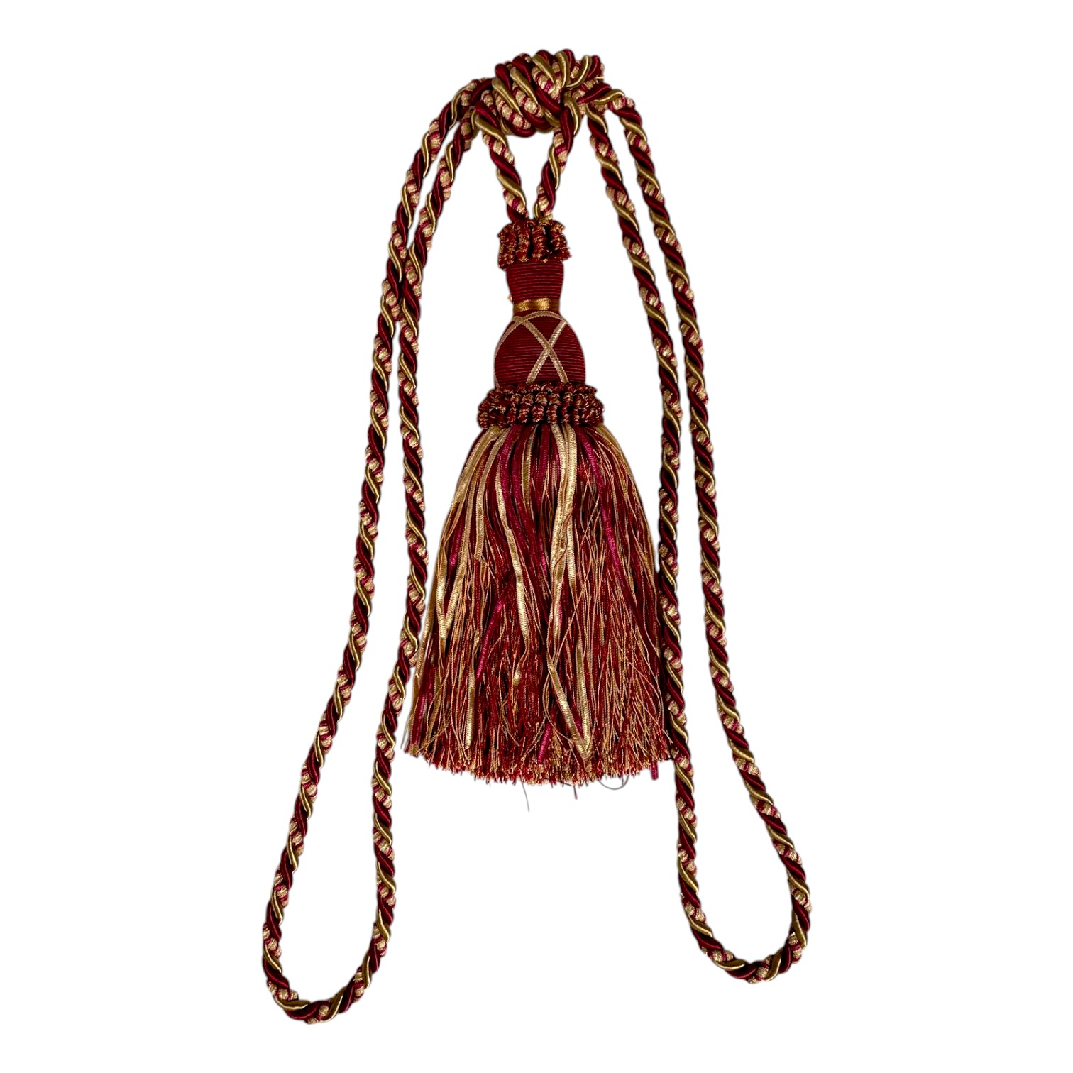 Bracciale fermatenda grande bordeaux