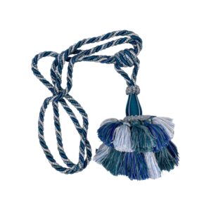 Bracciale fermatenda grande celeste