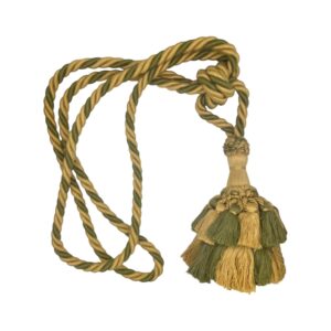 bracciale fermatenda grande verde oro