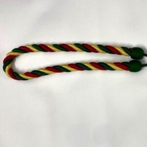 bracciale fermatenda verde giallo rosso