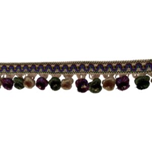 frangia cipollina melange beige viola azzurro verde
