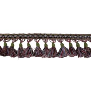 frangia melange verde nero celeste bordeaux