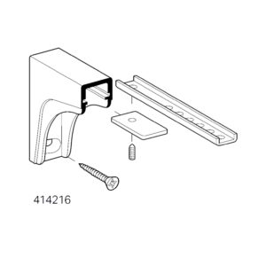 supporto a parete regolabile 16-20cm