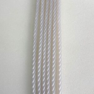 tenda per uscio pvc effetto corda bianco