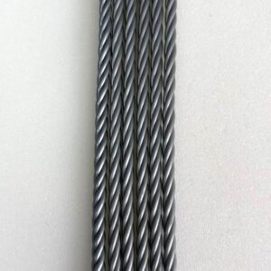 tenda per uscio pvc effetto corda grigio