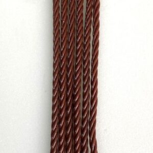 tenda per uscio pvc effetto corda marrone