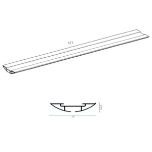 Profilo in alluminio Luna