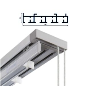 sistema oriente 544 a 4 canali per tende a pannelli