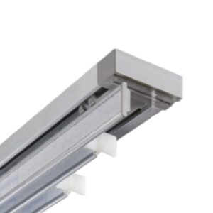 sistema oriente a 3 canali per tende a pannelli senza corda