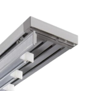 sistema oriente a 5 canali per tende a pannelli senza corda