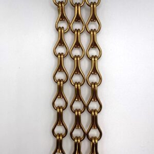 tenda per uscio a catena champagne