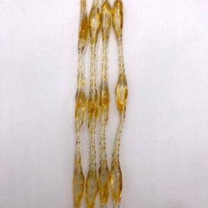 tenda per uscio a fili ritorti giallo