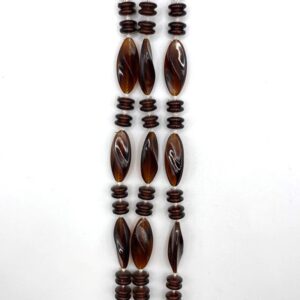 tenda per uscio corallo cognac