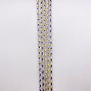 tenda per uscio filo colorato blu giallo