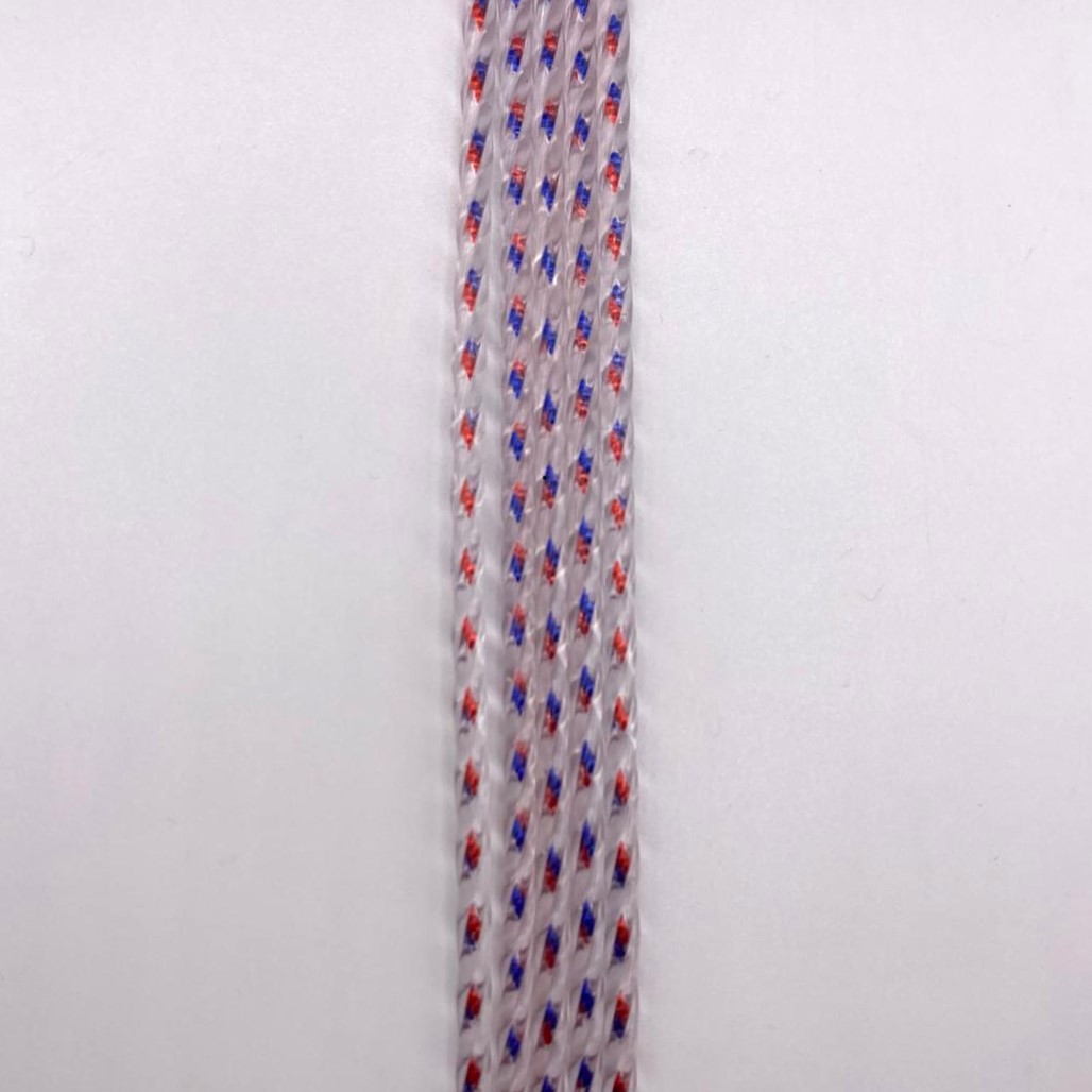 tenda per uscio filo colorato rosso blu