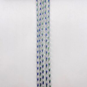 tenda per uscio filo colorato verde blu