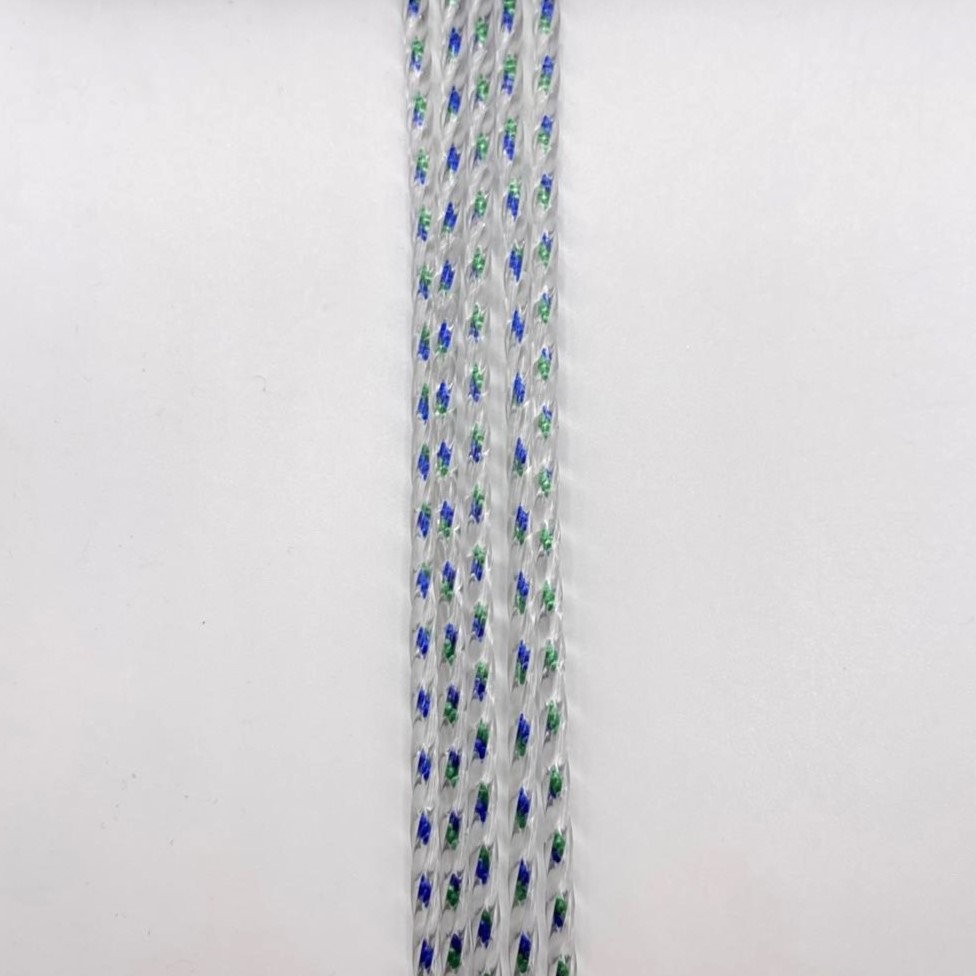 tenda per uscio filo colorato verde blu