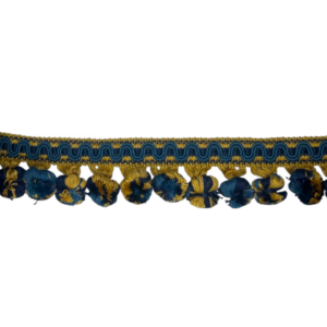 frangia cipollina blu giallo