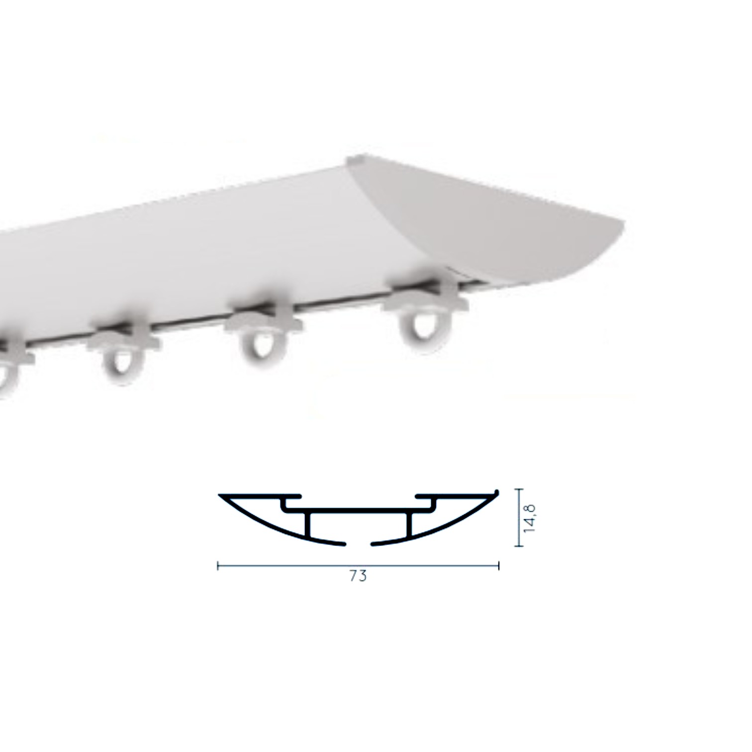 Sistema Mottura Luna senza corda e con effetto onda - immagine 3