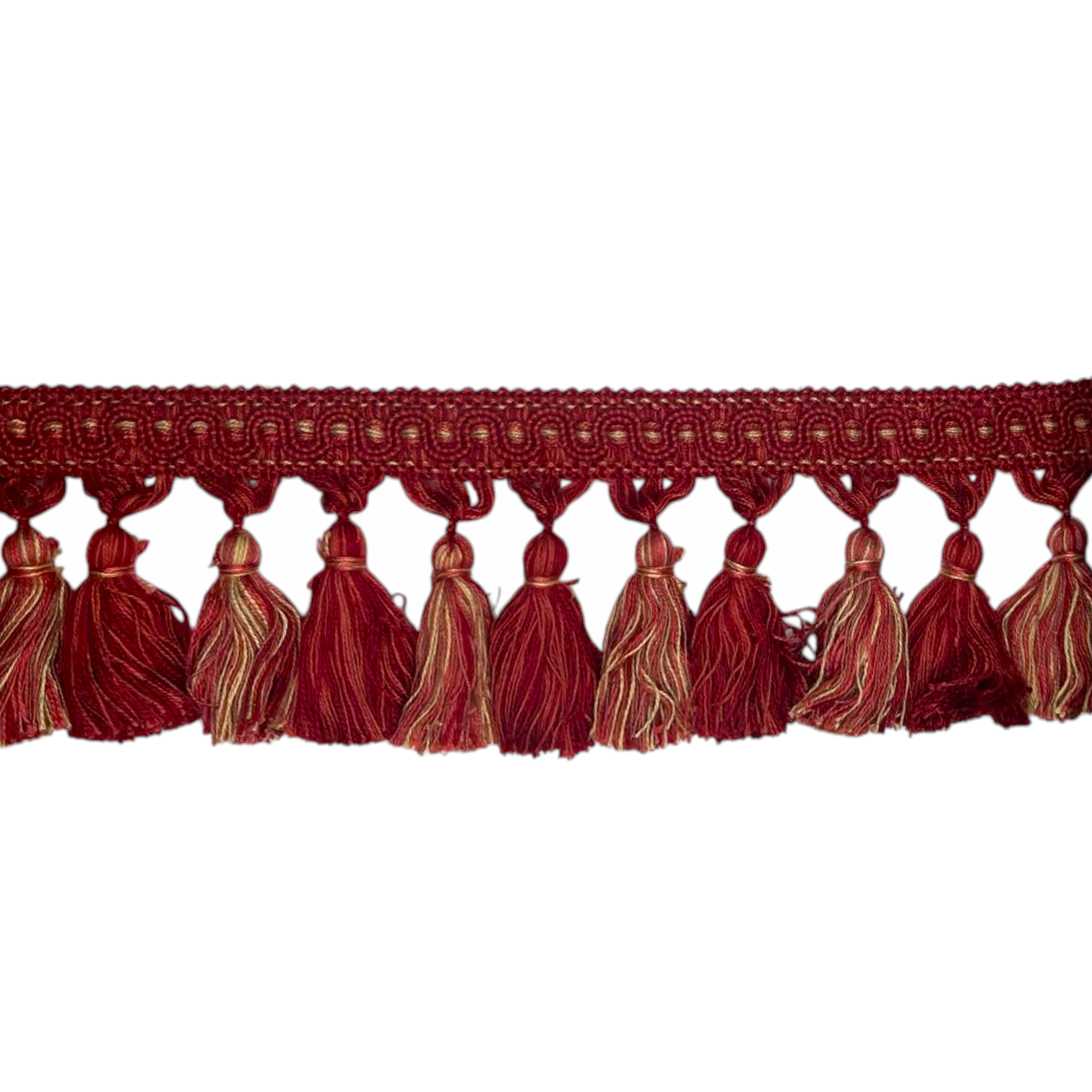 frangia fiocchetti rosa scuro_beige